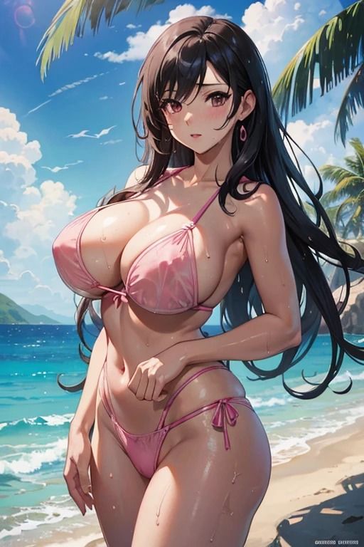 真夏の海にいたえろえろ巨乳美女達 〜お尻中心CG編〜 画像4