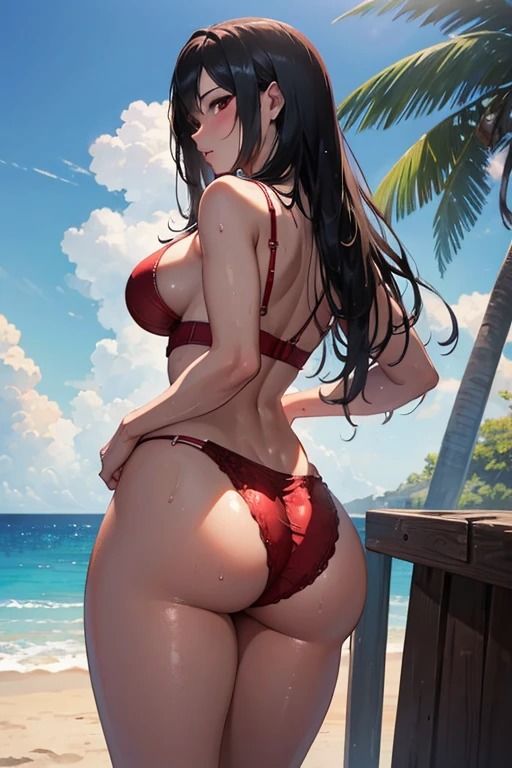 真夏の海にいたえろえろ巨乳美女達 〜お尻中心CG編〜 画像5