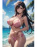 真夏の海にいたえろえろ巨乳美女達 〜お尻中心CG編〜 画像4