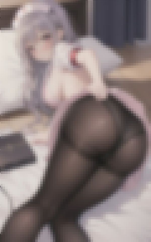 嗅ぎたくなる激シコ看護師の黒ストTバック制服 画像1