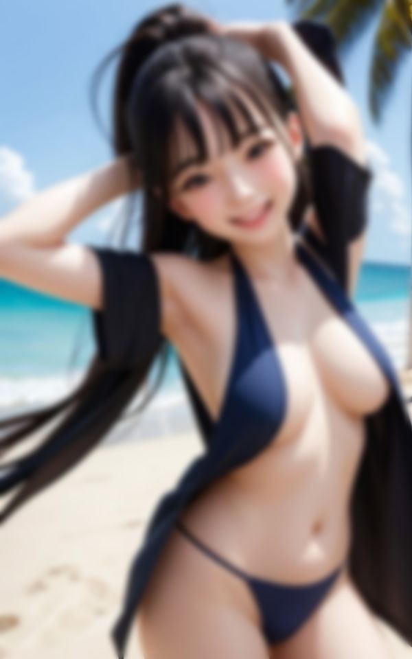 エッチな水着で男友達を挑発する笑顔がまぶしい淫乱女子大生3