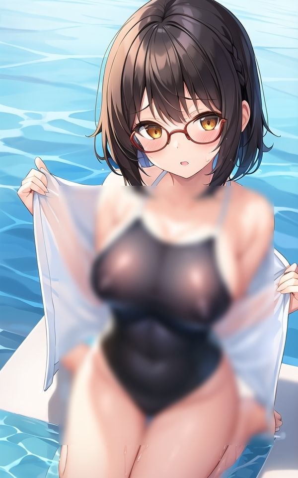 乳ポチ×スク水 〜エッチな透け乳首女子〜 画像3