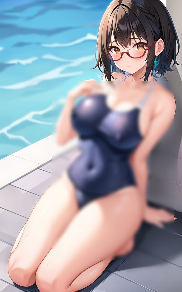 乳ポチ×スク水 〜エッチな透け乳首女子〜_5