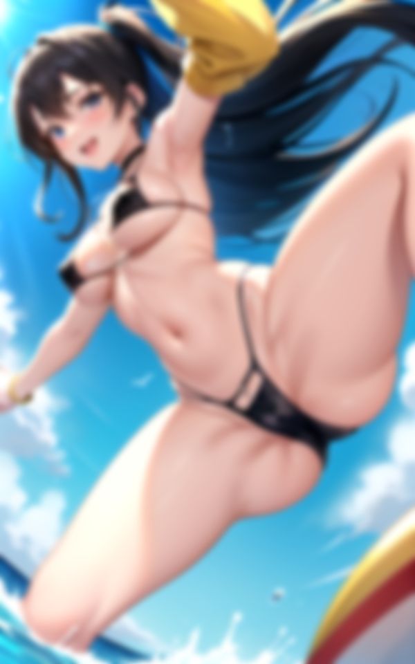 海で出会った爽快美女_1