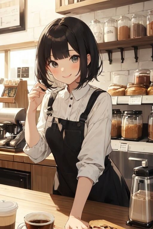 カフェ店員さんのえっちな画像 画像1