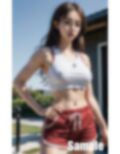 ジムでトレーニングするメガネ女子たち 画像3