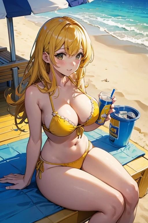 真夏の海にいたえろえろ巨乳美女達2_5