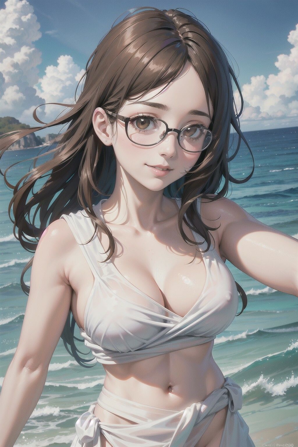 メガネ美女のCG集 画像4