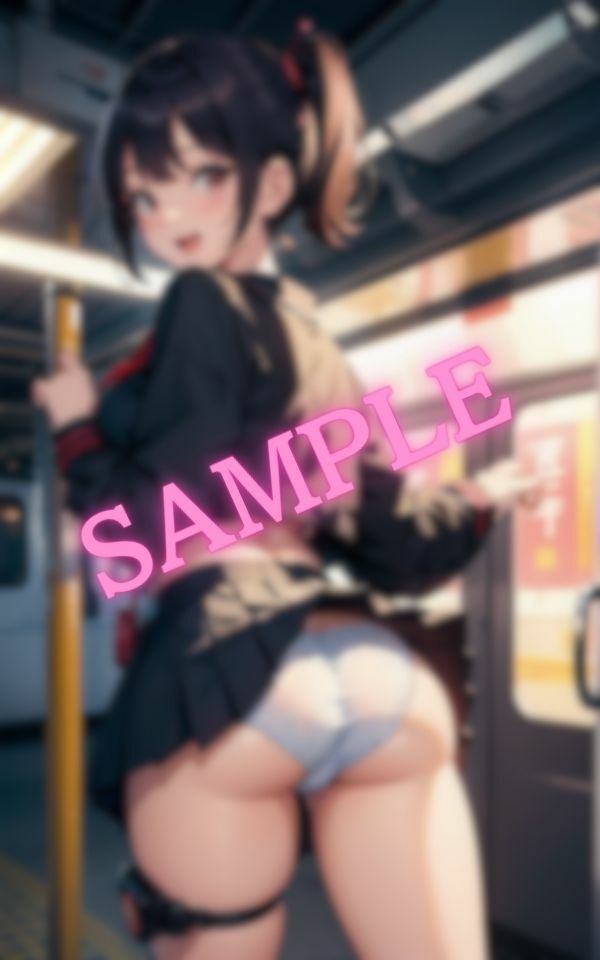 超ミニスカすぎてパンツが見えてしまっている美少女の画像集3