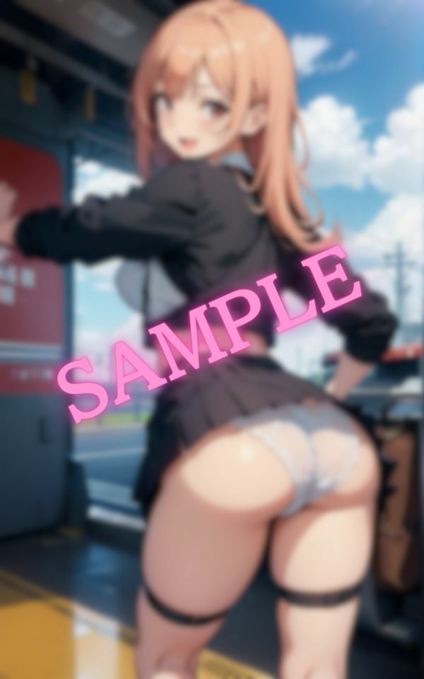 駅でたまに見かけけるパンツが見えている美少女達 画像2