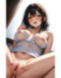 巨乳美女のスケスケ下着の誘惑 下着の上から触っていいよ！ 画像7