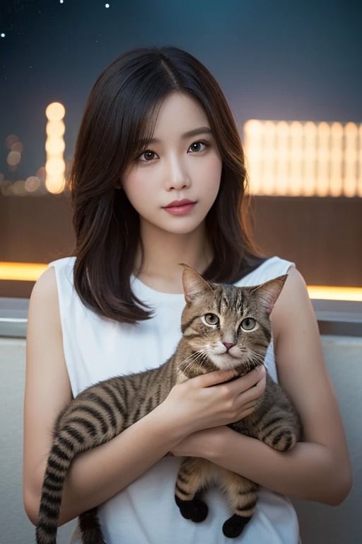 ネコと美:猫と過ごす美女たちの優雅な瞬間2