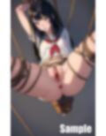 セーラー服 開脚拘束 画像1