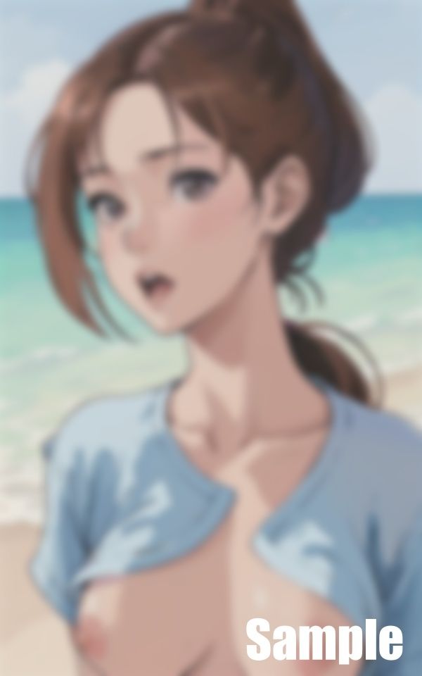 海辺の美女