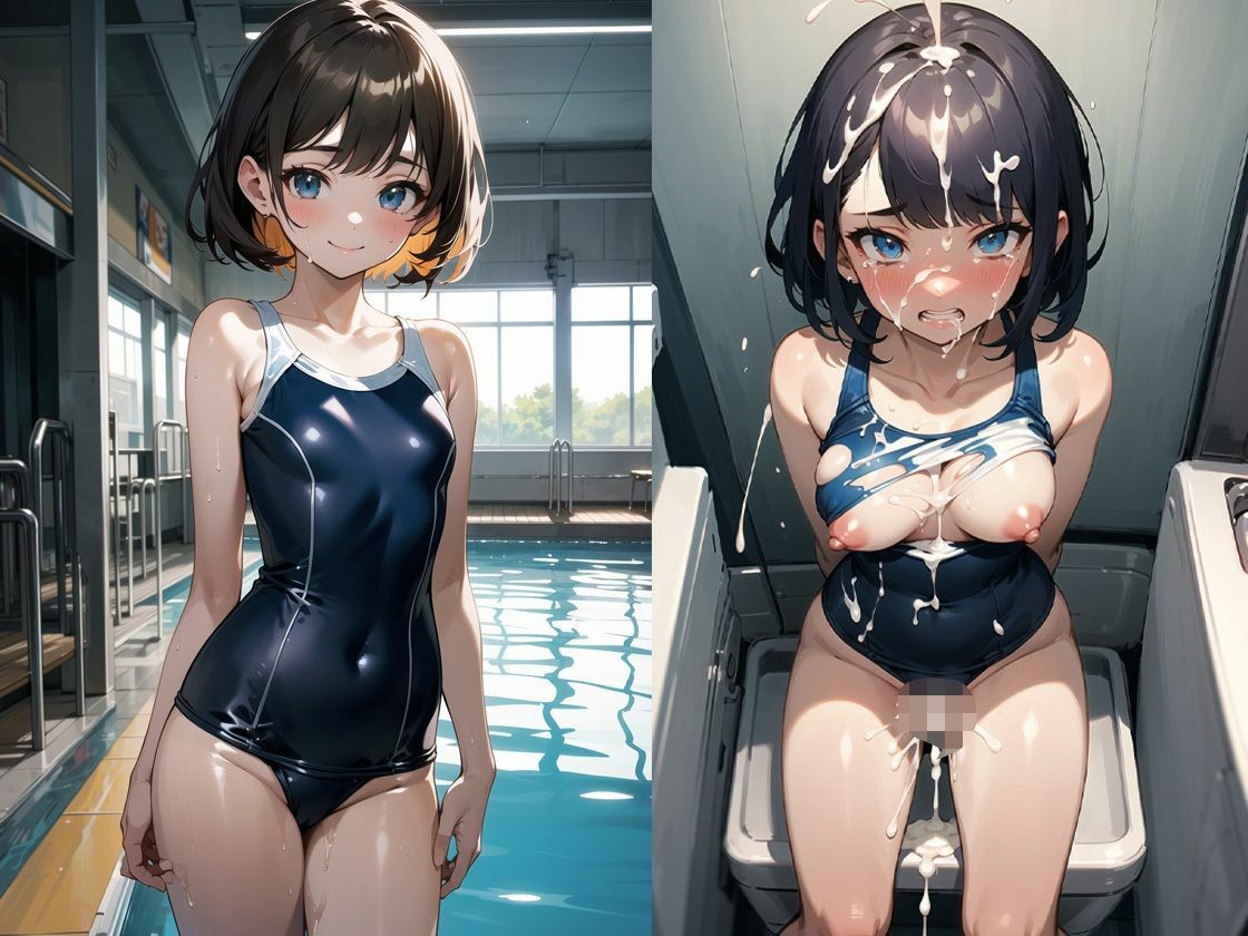 【総集編】特盛スク水娘 画像7