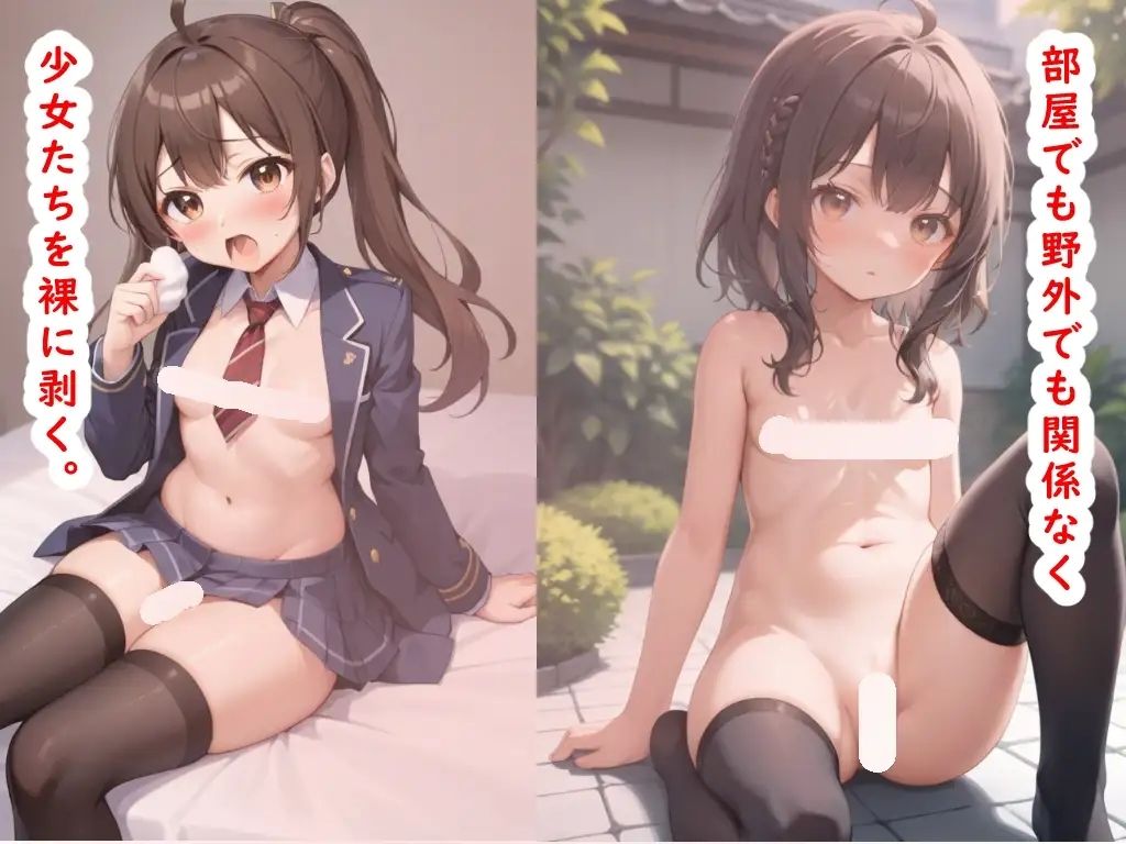 貧乳少女は股を開く〜ぶっかけ祭りの始まり〜（CG500枚収録）1