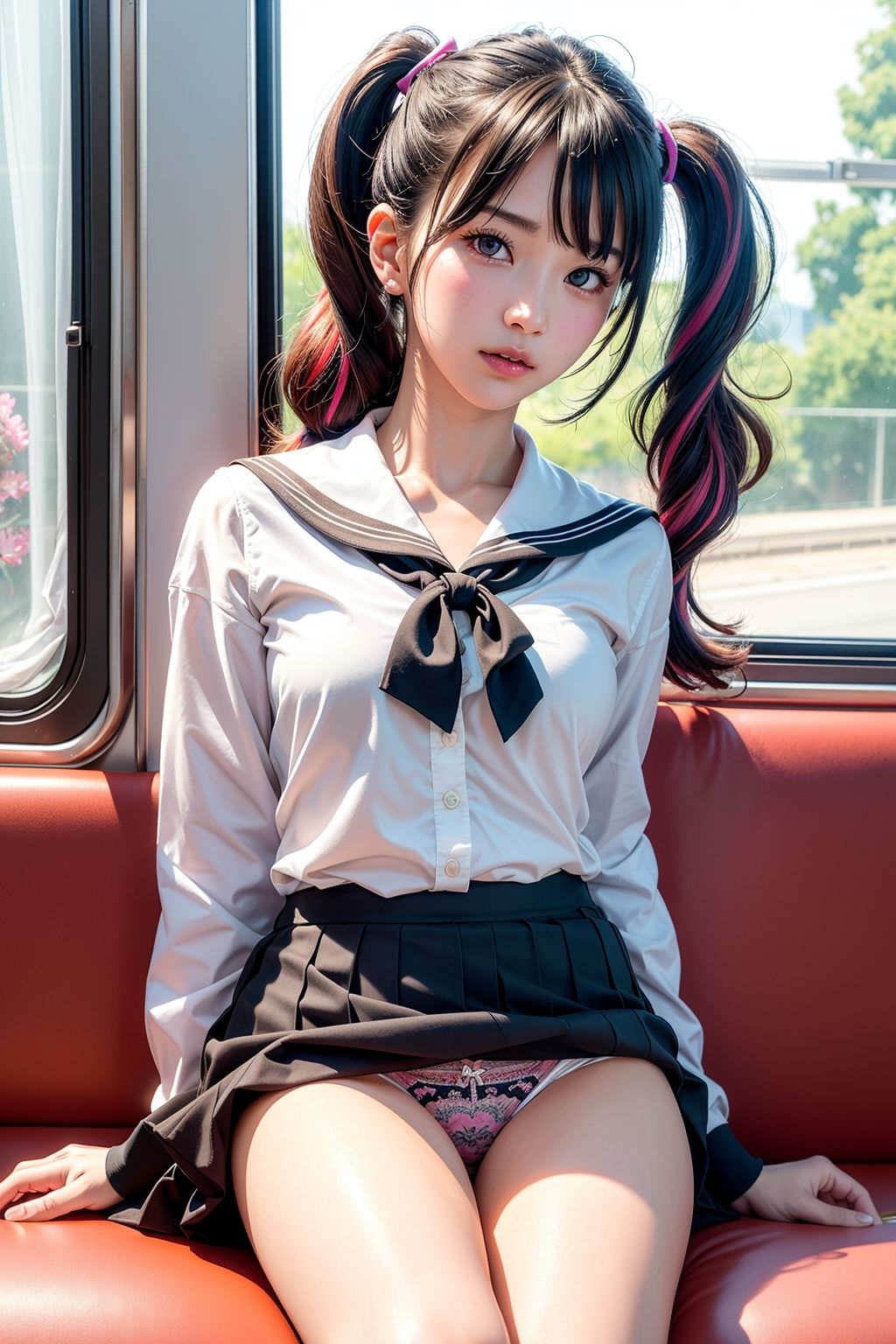 キュートなパンチラ電車3 画像8