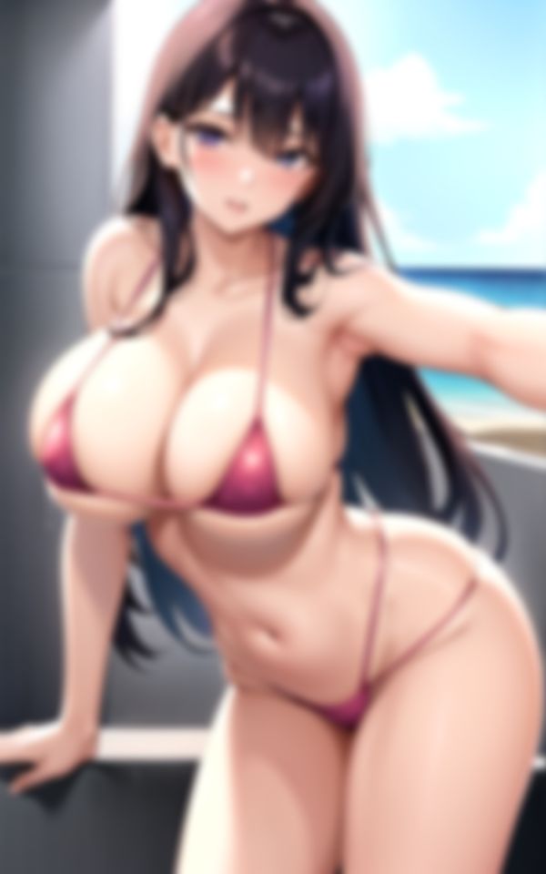 海の家の先輩は優しい巨乳美女