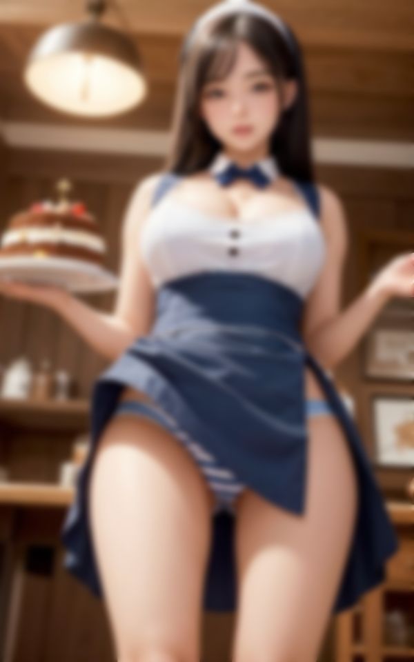 エロすぎる制服メイドでお客様を虜にするビッチな女の子画像コレクション 画像3