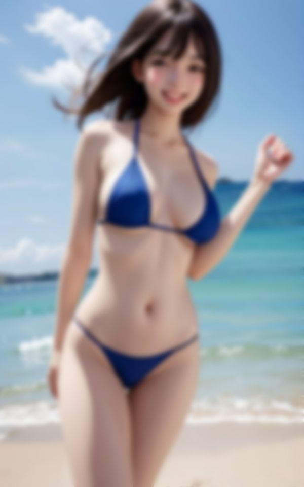 夏の海で出会った淫らな身体でピュアに笑う可愛い巨乳女子大生_6