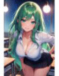 AIアイドル写真集山翡翠美翠（ミドリ）学校 画像1