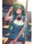 AIアイドル写真集山翡翠美翠（ミドリ）学校 画像2