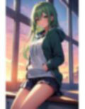 AIアイドル写真集山翡翠美翠（ミドリ）学校 画像4