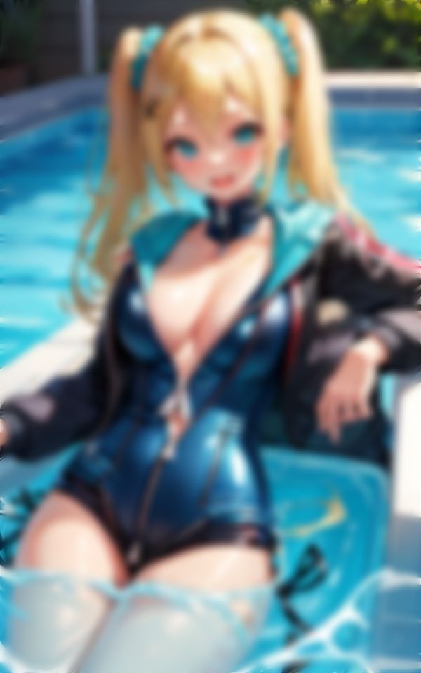 エッチなフロントジッパー水着少女VOL.1 画像1