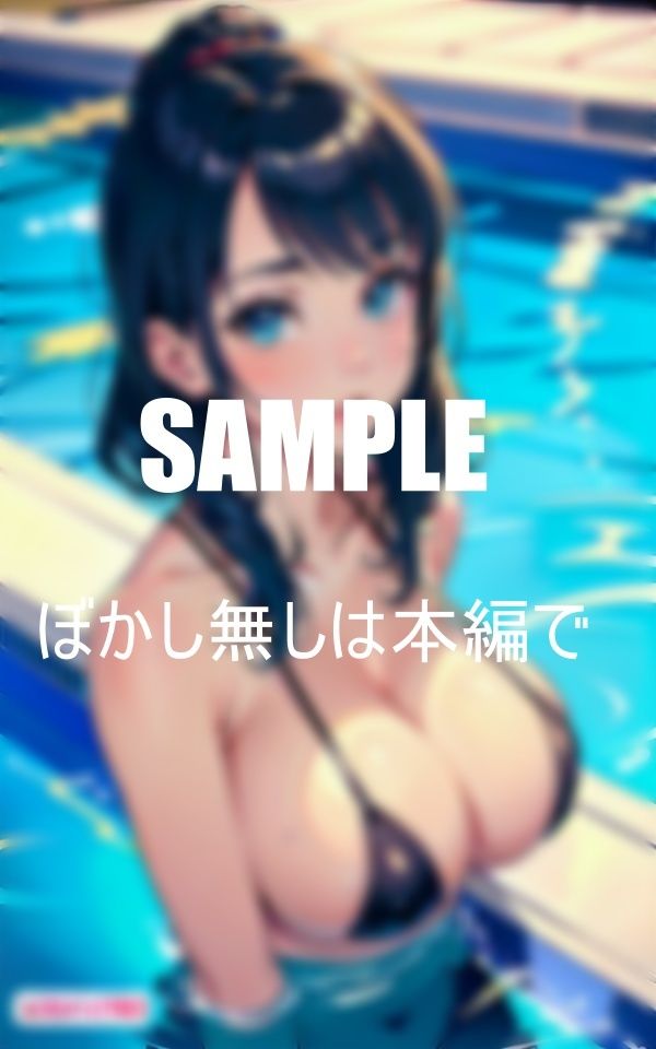 真夏のセクシービキニ美女たちの触ってみたい爆乳オッパイ8