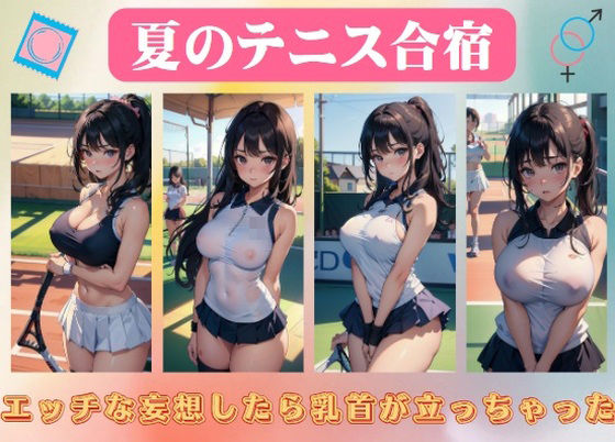 夏のテニス合宿〜エッチな妄想したら乳首が立っちゃった【妄想変態企画】