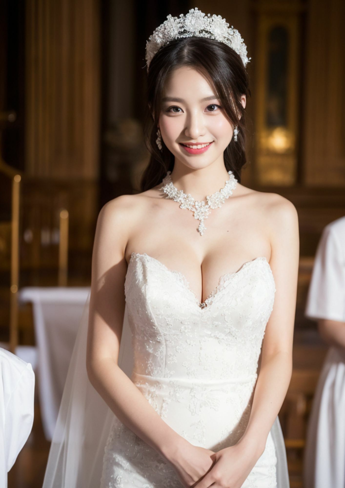 サンプル画像1:ウェデインングの後で淫らに乱れる(AI出版) [d_417703]