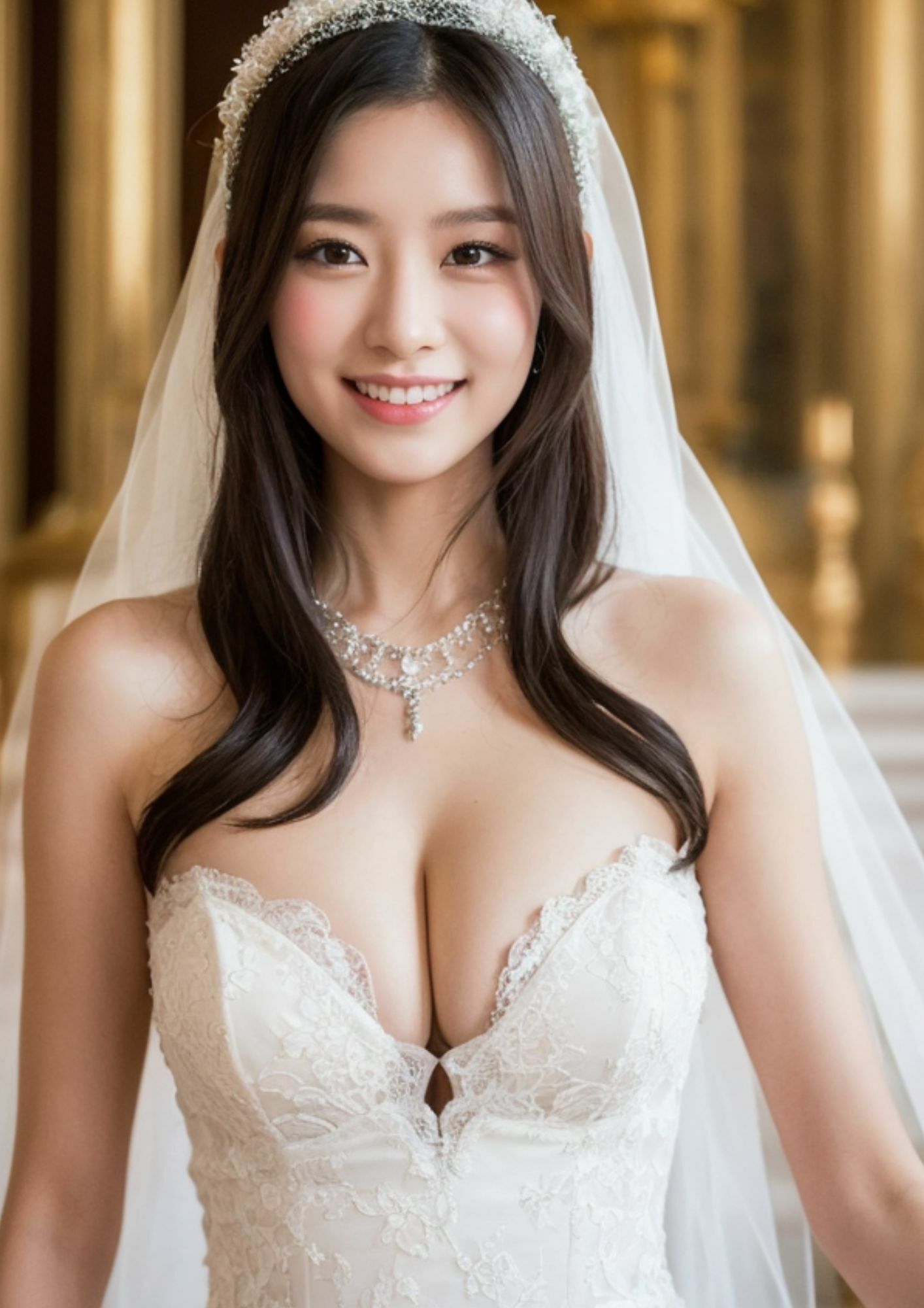 サンプル画像3:ウェデインングの後で淫らに乱れる(AI出版) [d_417703]