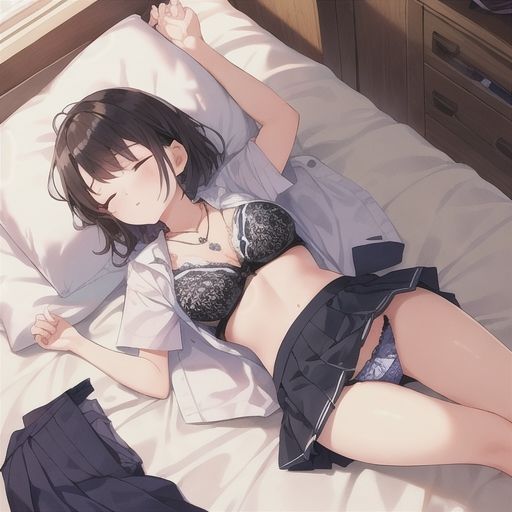 眠るJK_3