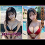 夏の誘い: 水着美女たちの魅力