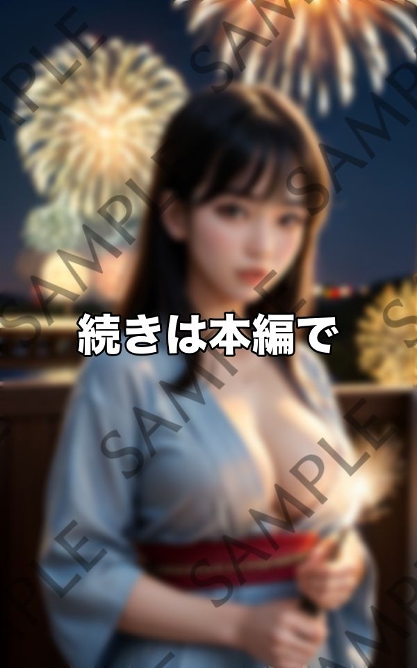 おっぱい丸出しで花火大会に出没する街で噂の痴女たち 画像5