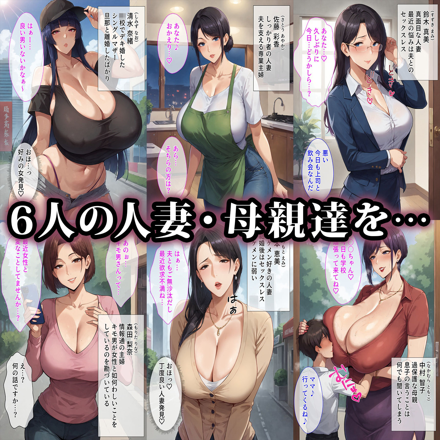 催●おじさんに支配された女達〜人妻・母親編のエロ画像（1/10）1