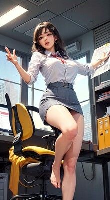 ローアングル会社員パンチラ 画像6