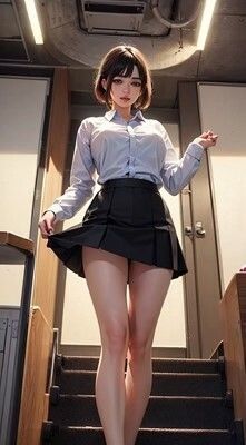 ローアングル会社員パンチラ 画像7