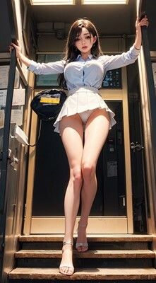 ローアングル会社員パンチラ2 画像6