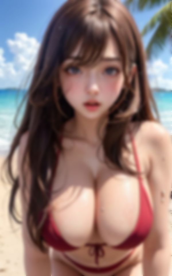 淫らなセクシーバディで男を色仕掛けするエッチな水着痴女画像集