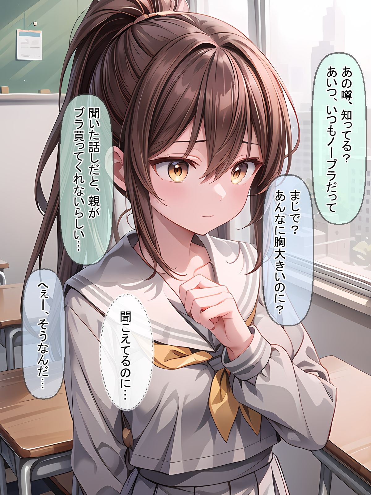 お隣さんの娘さんが初めてを失った日 学校編 画像2