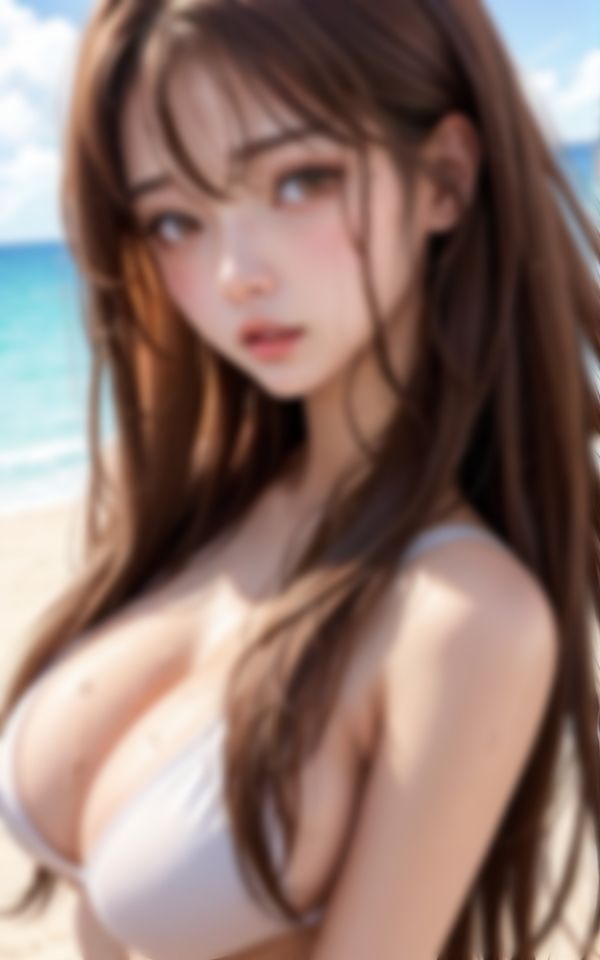 あざとい表情で淫らな身体を魅せつける淫乱水着美女 画像5