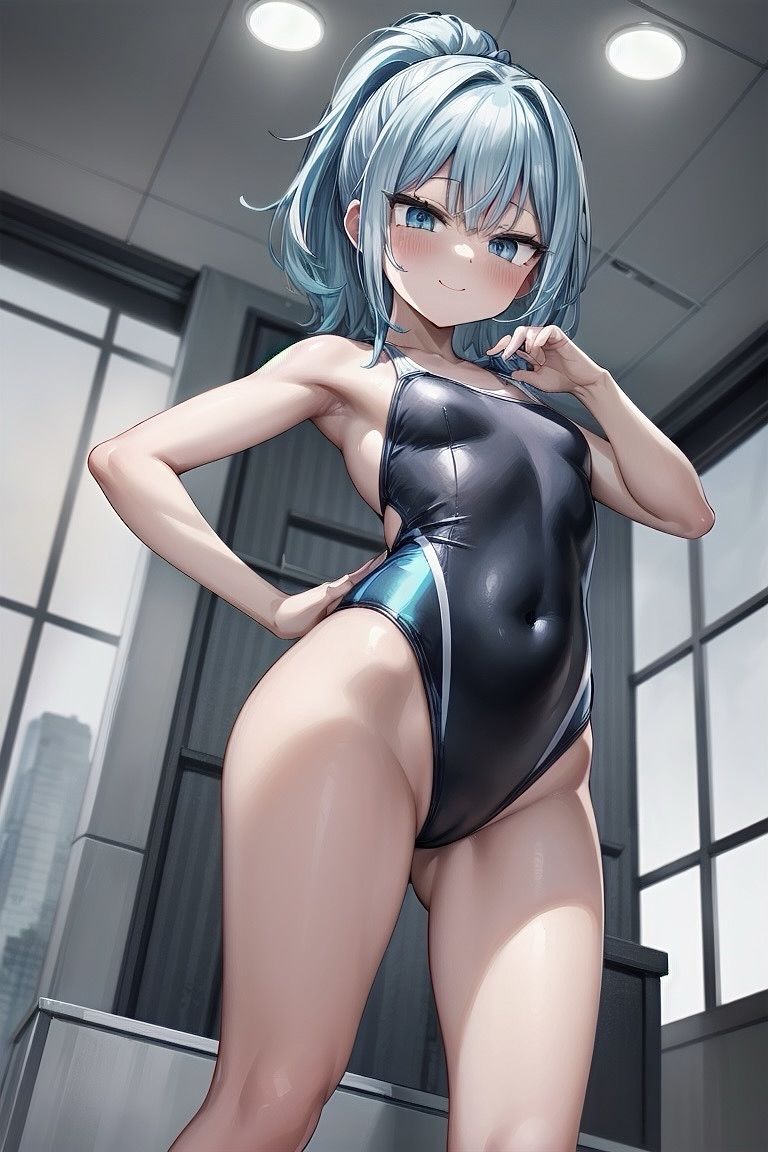 【R-15】メス○キ競泳水着少女CG集