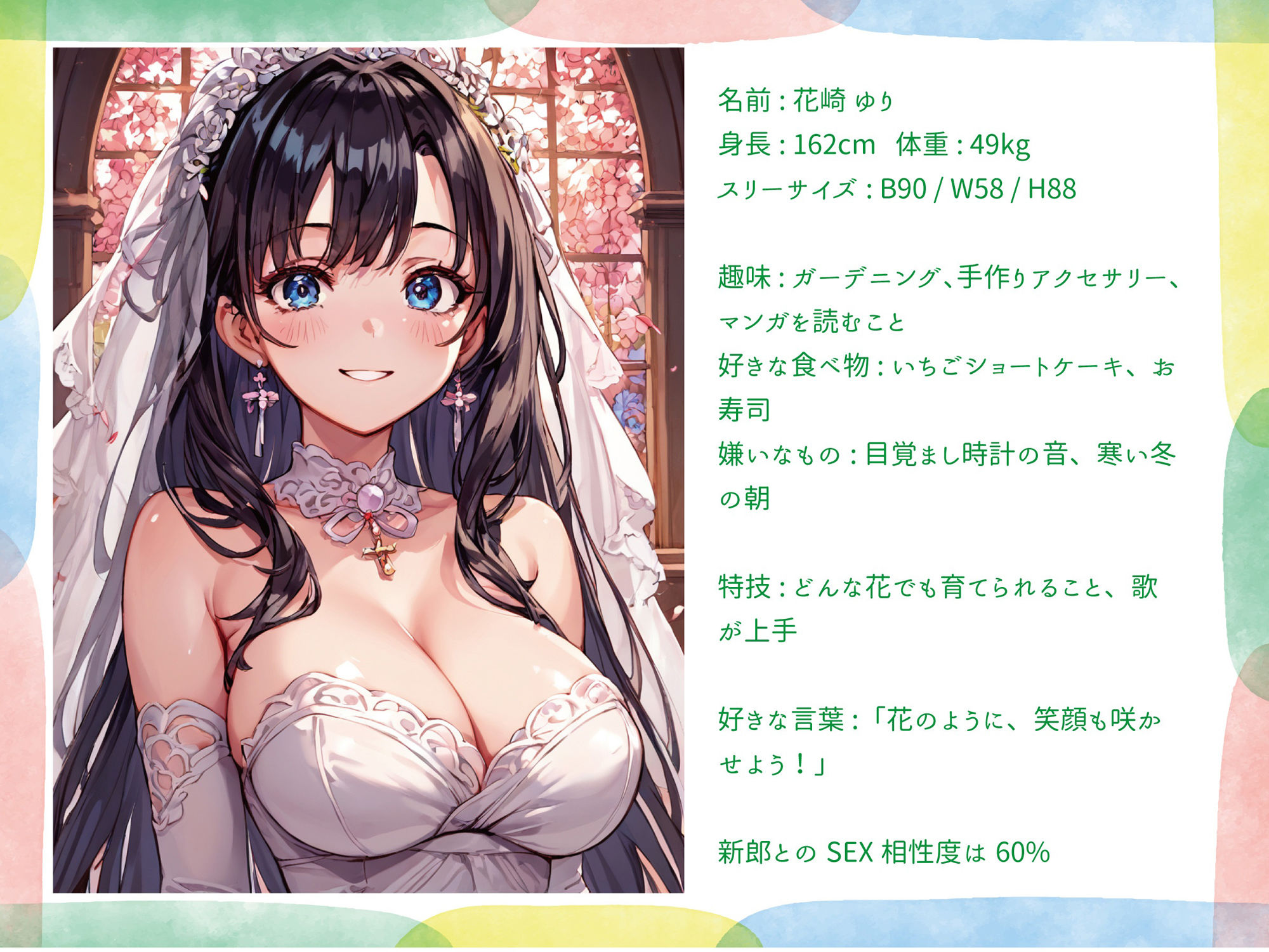 花嫁NTRウェデングドレスでメス落ち 画像1