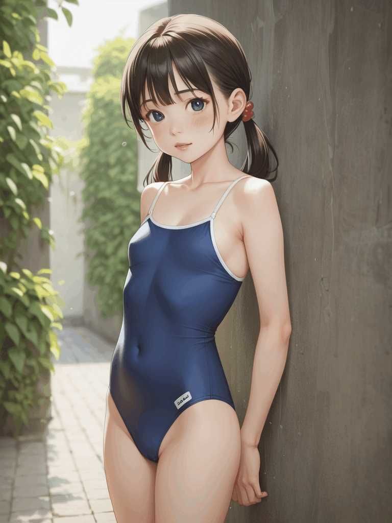 スクール水着の少女達 SB_2