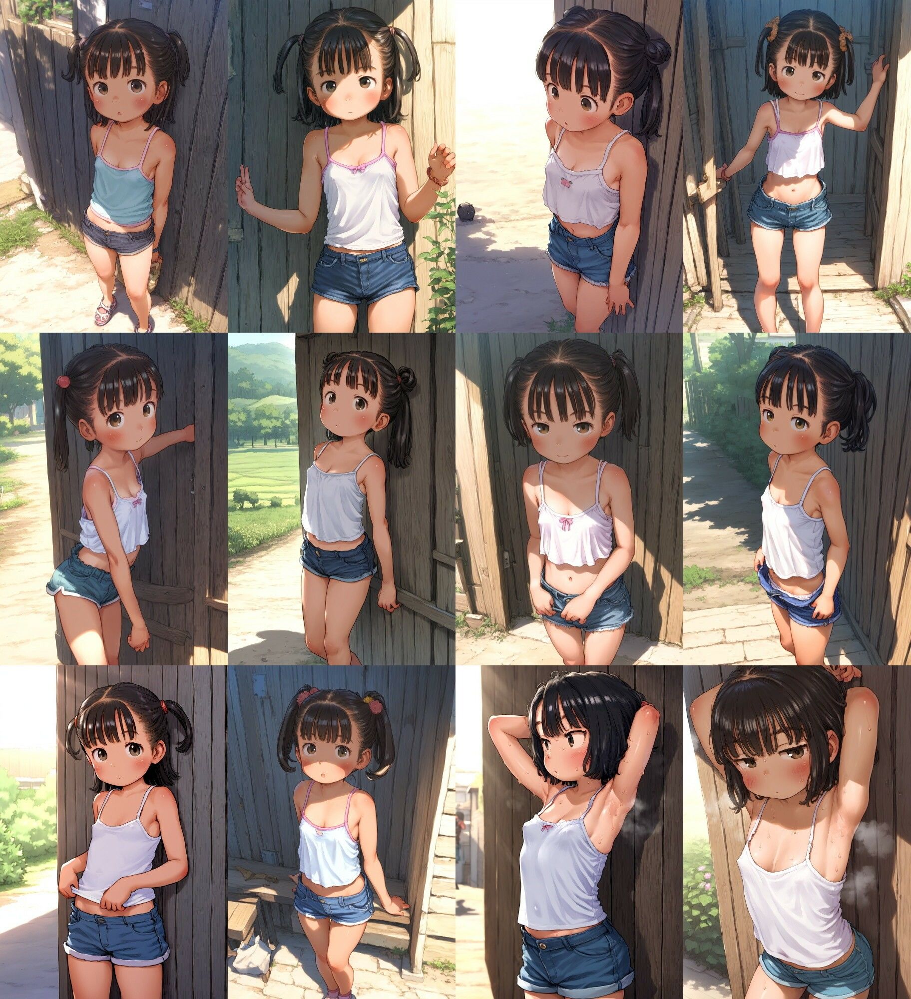 田舎少女 おじさんと夏の日の思い出_2