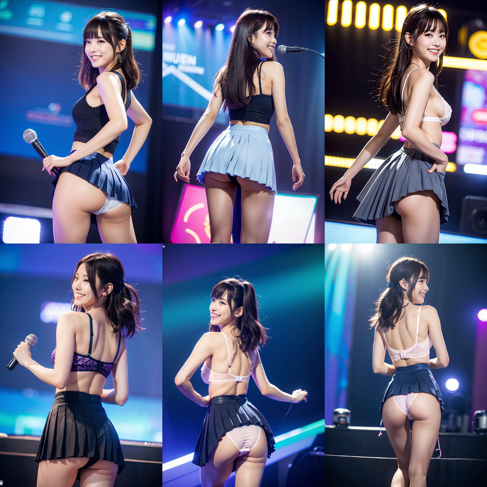 衣装パンツを忘れて生パンティでステージに立つアイドル vol:1 画像9