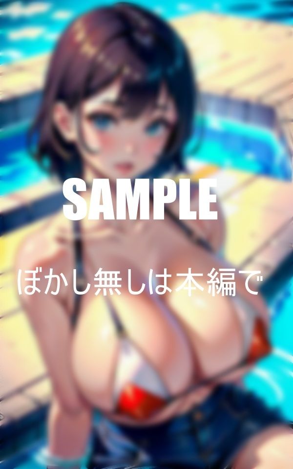 プールで誘ういやらしぃ〜マイクロビキニ美女たち 画像9