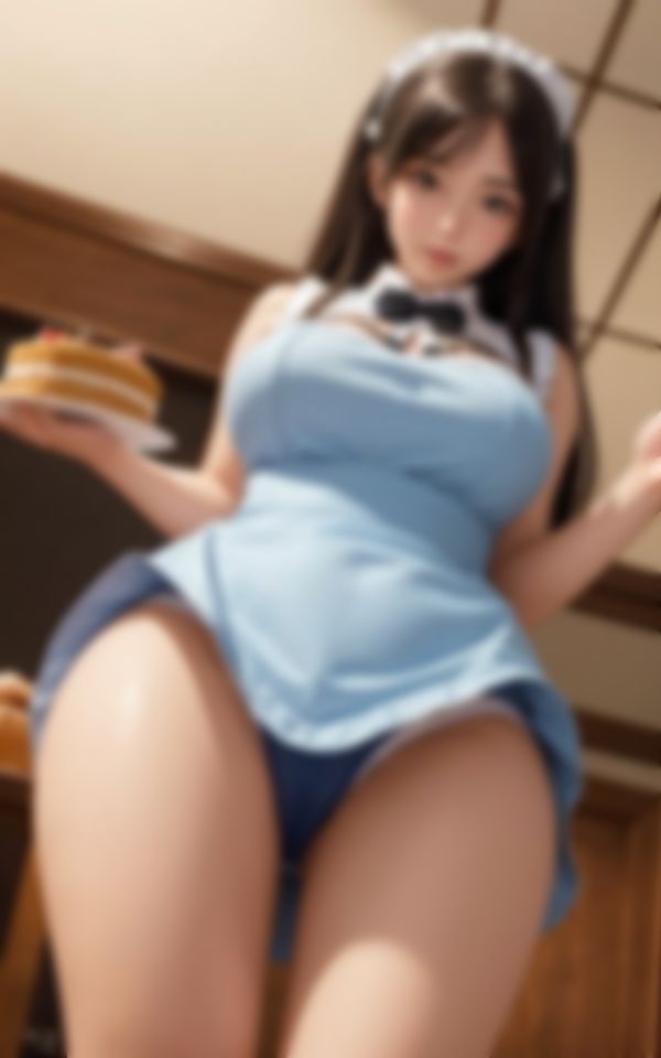 淫らな身体で接客するパンモロコスプレメイドちゃん 画像3