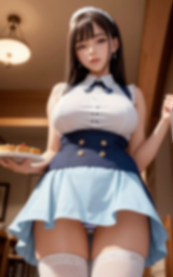 淫らな身体で接客するパンモロコスプレメイドちゃん 画像7